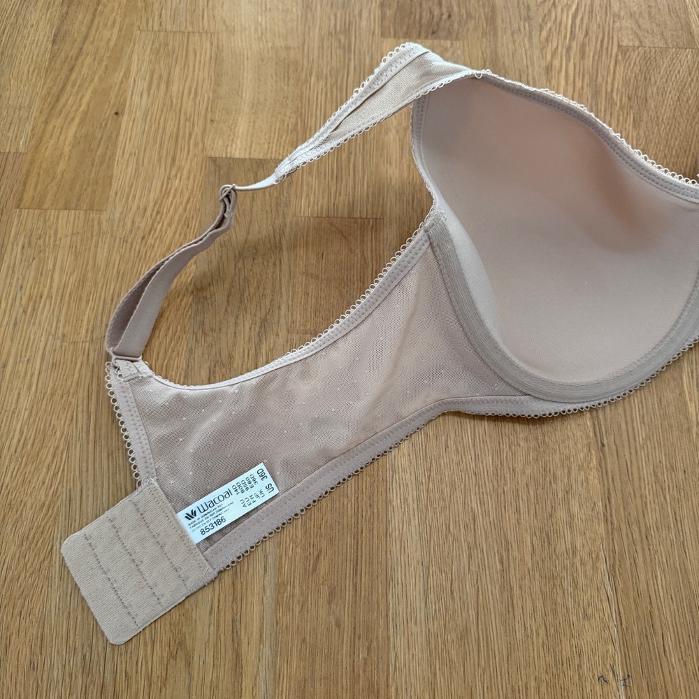Wacoal 36D Nude Retro Chic Seamless Underwire Contour Bra Style 853186 - Picture 4 of 11